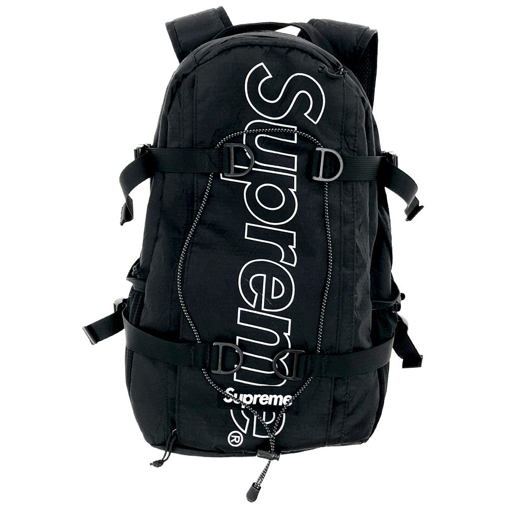 最終値下げ supreme backpack 18aw 黒 国内正規品 未使用