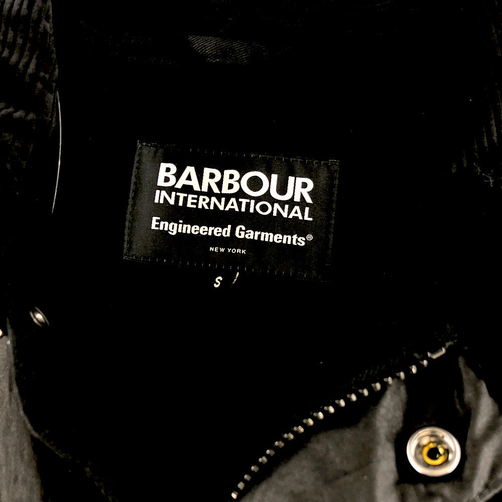 Engineered Garments エンジニアードガーメンツ 2102085 barbour バブアー B.Intl Lincoln Wax リンカーン ワックス ジャケット ブラック系 S【美品】【中古】