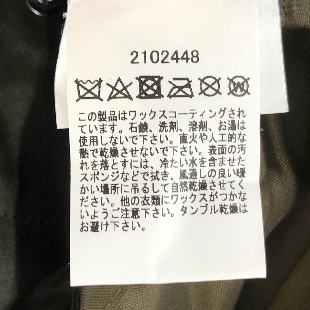 Barbour バブアー 2102448 × KAPTAIN SUNSHINE 3/4 coat キャプテンサンシャイン オイルド コート オリーブ系 36【中古】