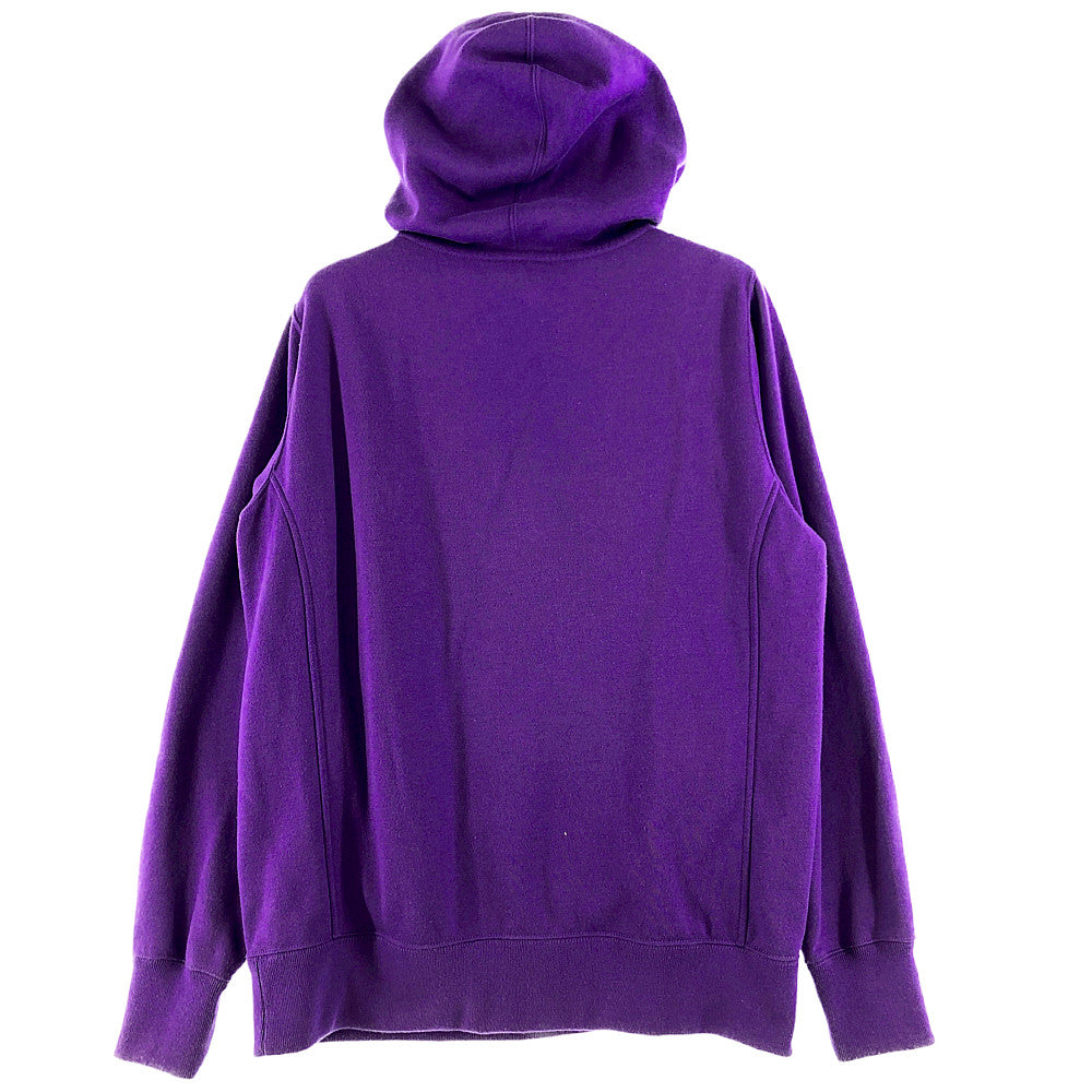 Supreme シュプリーム 16SS Contrast Placket Hooded Sweatshirt スウェット パーカー パープル系 S【中古】