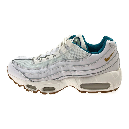 NIKE ナイキ 314350-998 Nike Air Max 95 By You Custom スニーカー ホワイト系 グリーン系 24.5cm【中古】