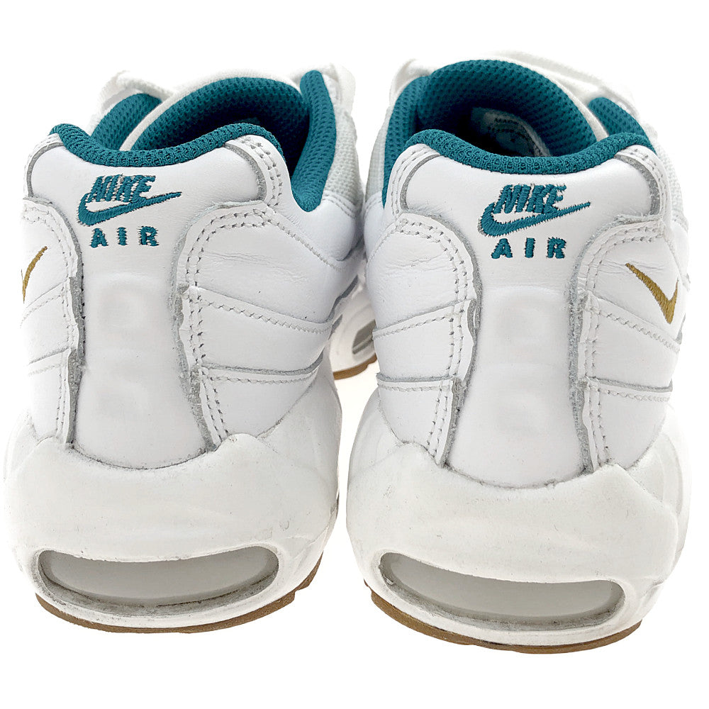 NIKE ナイキ 314350-998 Nike Air Max 95 By You Custom スニーカー ホワイト系 グリーン系 24.5cm【中古】