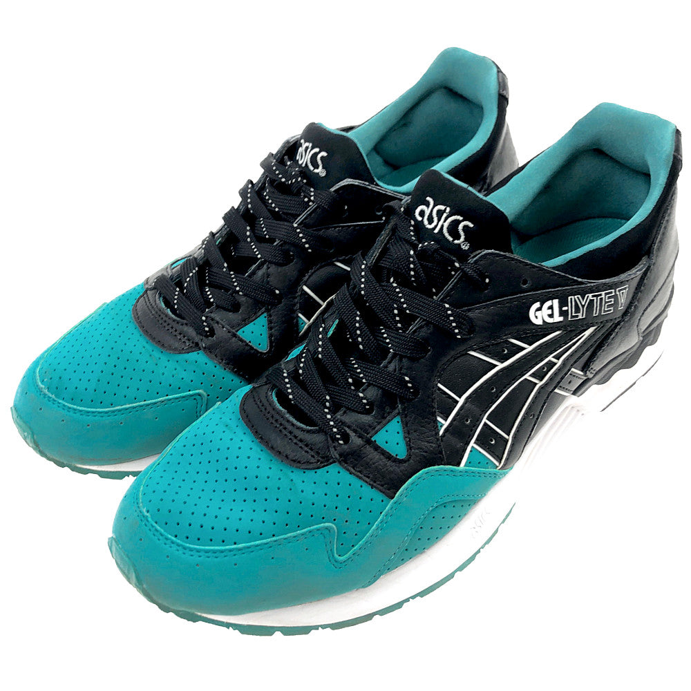 asics アシックス TQ5V2L GEL LYTE 5 ゲルライト スニーカー ブラック系 グリーン系 US11【中古】