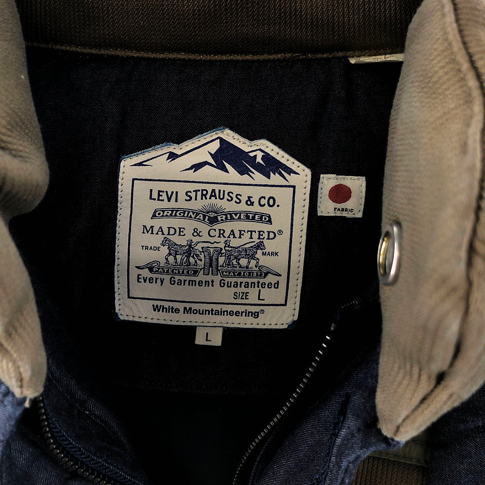 WHITE MOUNTAINEERING ホワイトマウンテニアリング WM2073225 LEVI'S MADE&CRAFTED リーバイス LMC PADDED DOWN JACKET L【新古品】【未使用】【中古】