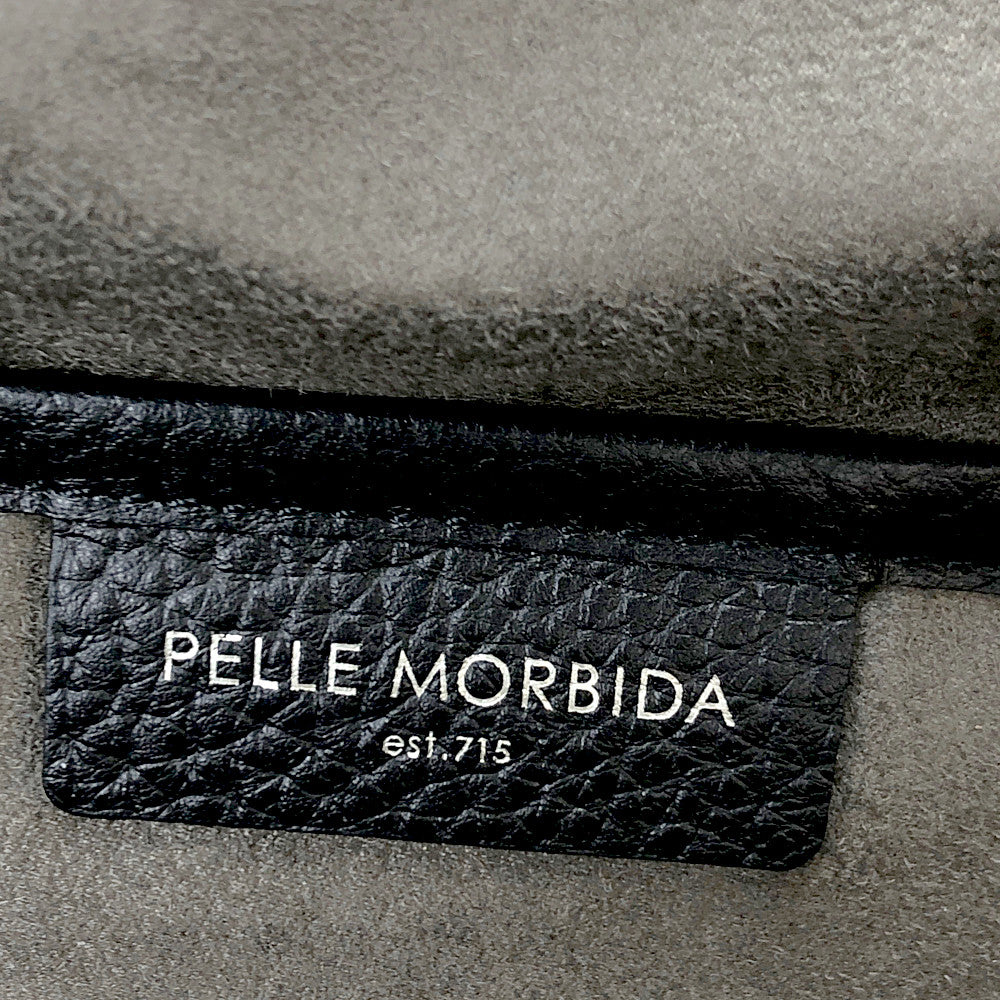 PELLE MORBIDA ペッレモルビダ PMO-HMB001 Maiden Voyage メイデンボヤージュ Boston Travelling Bag レザー ボストン トラベリング バッグ ブラック系【新古品】【未使用】【中古】
