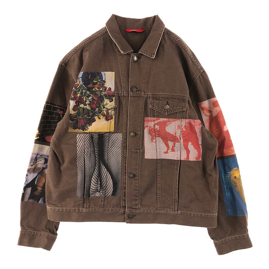 Supreme シュプリーム 22SS Daido Moriyama 森山大道 Denim Trucker Jacket デニム トラッカー ジャケット ブラウン系 XL【新古品】【未使用】【中古】