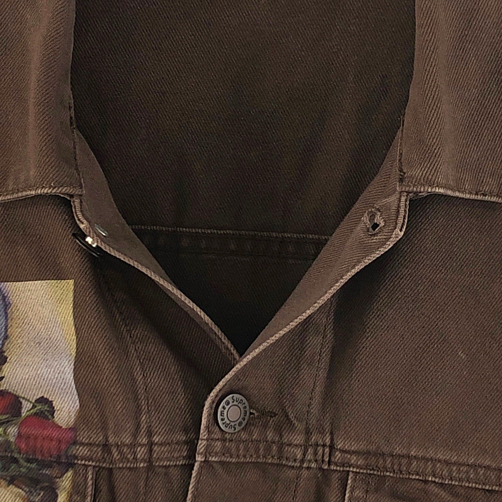 Supreme シュプリーム 22SS Daido Moriyama 森山大道 Denim Trucker Jacket デニム トラッカー ジャケット ブラウン系 XL【新古品】【未使用】【中古】