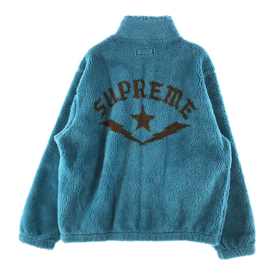 Supreme シュプリーム 22SS Star Fleece Jacket Teal スター フリース ジャケット ティール ブルー系 エメラルドグリーン系 L【新古品】【未使用】【中古】