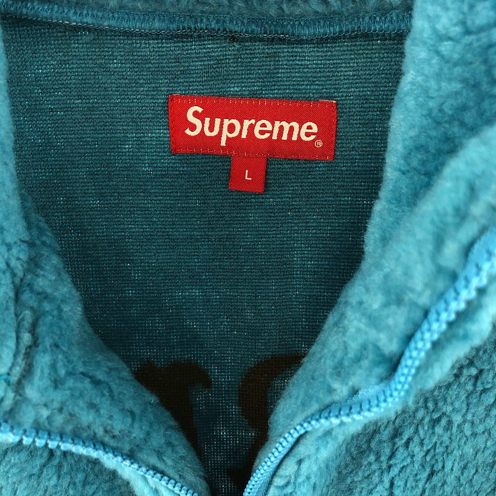 Supreme シュプリーム 22SS Star Fleece Jacket Teal スター フリース ジャケット ティール ブルー系 エメラルドグリーン系 L【新古品】【未使用】【中古】