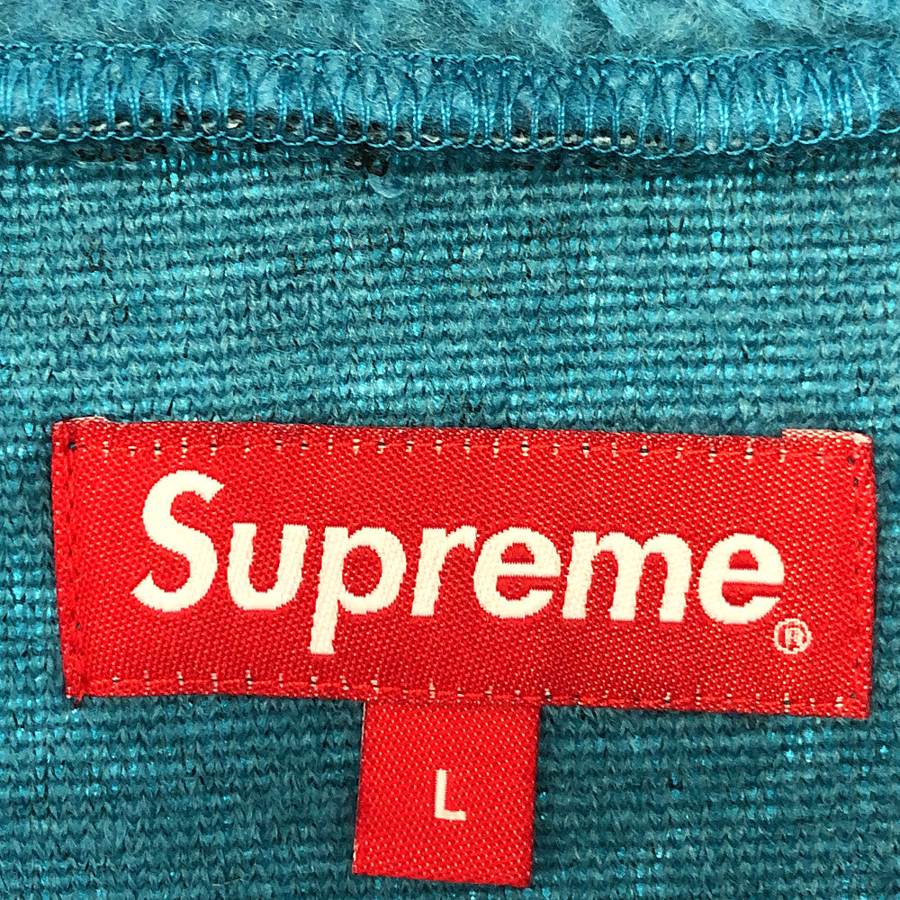 Supreme シュプリーム 22SS Star Fleece Jacket Teal スター フリース ジャケット ティール ブルー系 エメラルドグリーン系 L【新古品】【未使用】【中古】