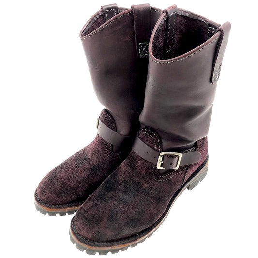 WESCO ウエスコ CUSTOM MORRISON カスタム モリソン ローパー エンジニア ブーツ ワインレッド系 サイズ表記なし（実寸サイズ約26.5cm）【中古】