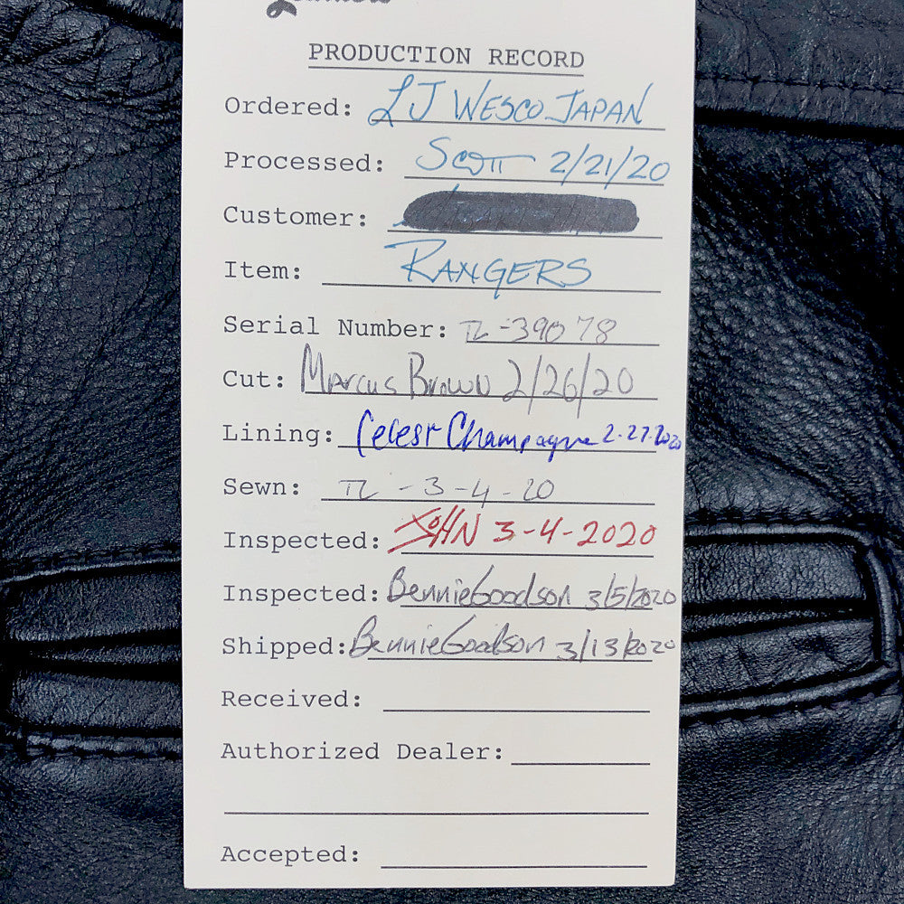 LANGLITZ LEATHERS ラングリッツレザーズ Rangers レンジャーズ レザー 裾ジップ パンツ ブラック系【中古】