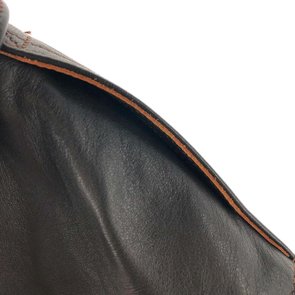 The REAL McCOY'S ザリアルマッコイズ TYPE A-2 REAL McCOY MFG. REDSILK SEAL BROWN ホースハイド タンニン鞣し ピグメント仕上げ レッドシルク シールブラウン フライト ジャケット ブラック系 40【中古】