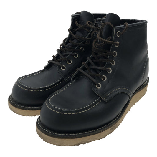 RED WING レッドウィング 8179 刺繍羽タグ ヘリテージワーク クラシックモック アイリッシュセッター ブラック系 7 1/2【中古】