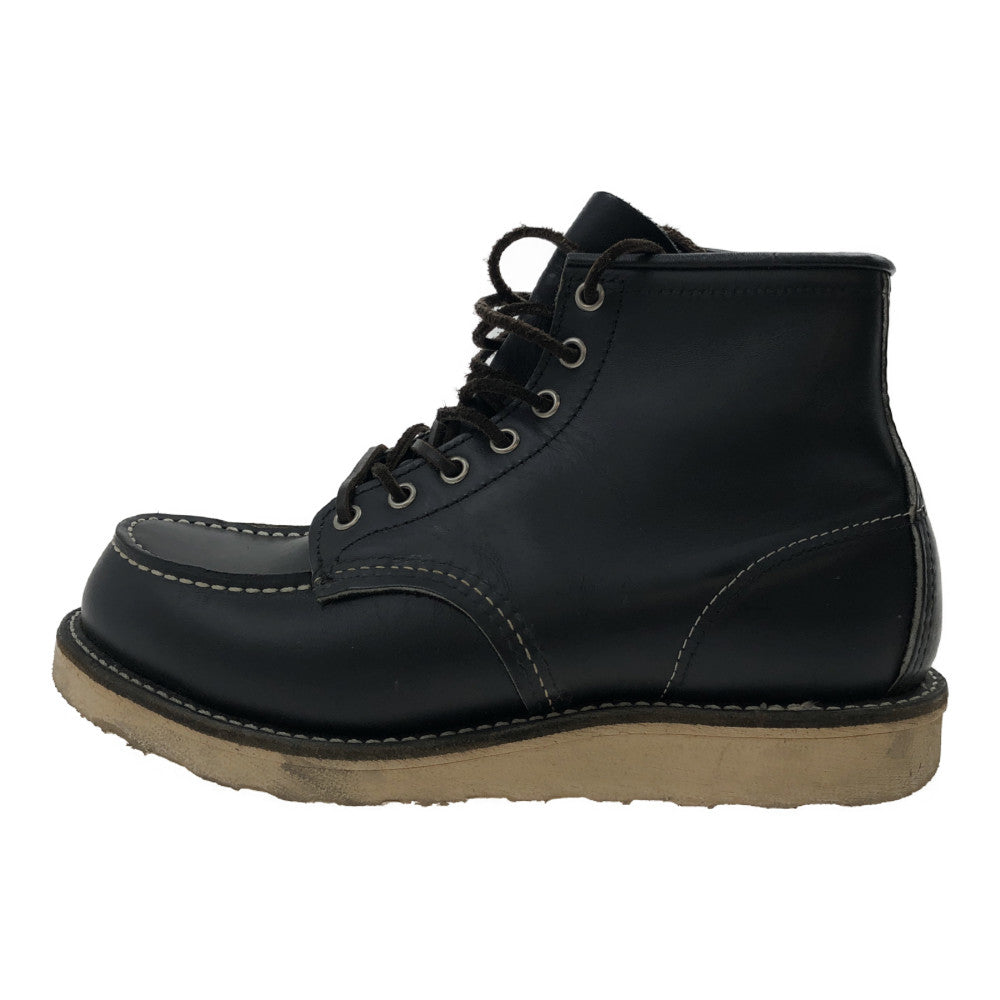 RED WING レッドウィング 8179 刺繍羽タグ ヘリテージワーク クラシックモック アイリッシュセッター ブラック系 7 1/2【中古】