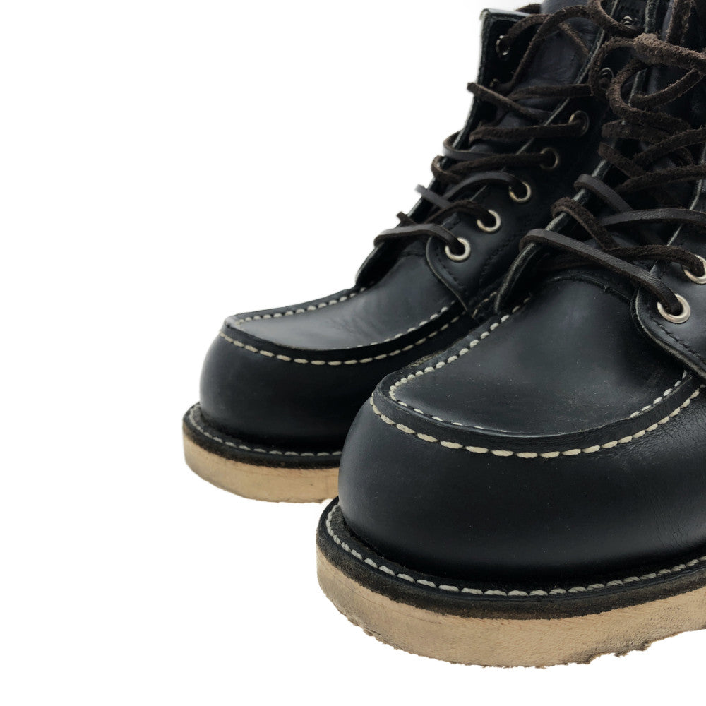 RED WING レッドウィング 8179 刺繍羽タグ ヘリテージワーク クラシックモック アイリッシュセッター ブラック系 7 1/2【中古】