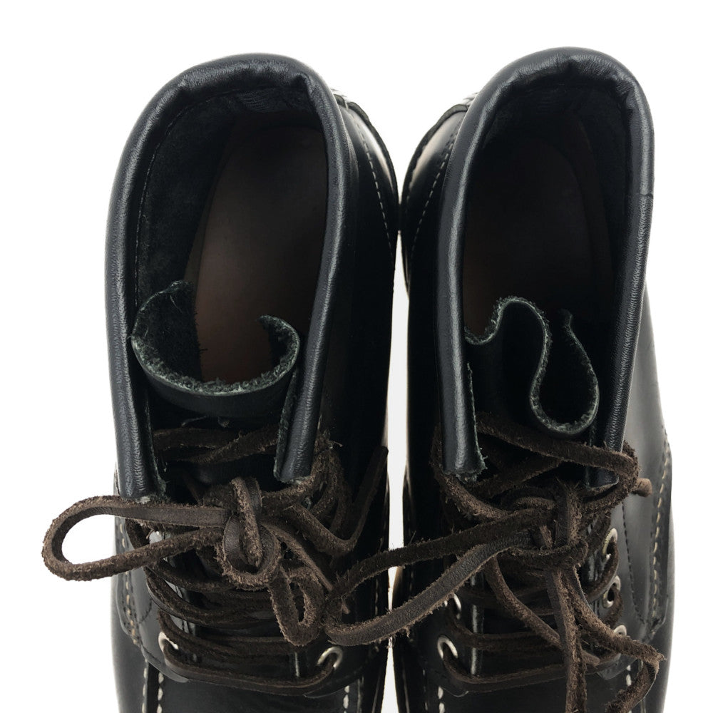 RED WING レッドウィング 8179 刺繍羽タグ ヘリテージワーク クラシックモック アイリッシュセッター ブラック系 7 1/2【中古】