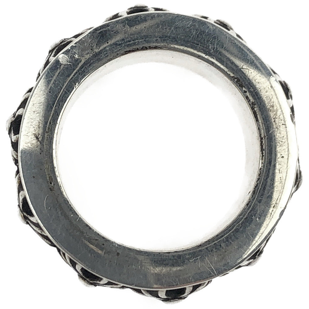 CHROME HEARTS クロムハーツ（原本無） RING SPINNER CHX スピナー リング シルバー系 18.5号～19号【中古】