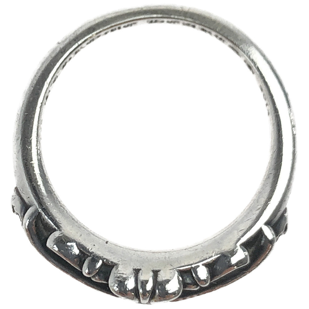 CHROME HEARTS クロムハーツ（原本無） BABY CLSC P DMND ベイビー クラシック フローラル クロス パヴェ ダイヤ リング シルバー系 19号【中古】