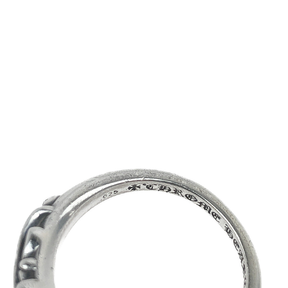 CHROME HEARTS クロムハーツ（原本無） BABY CLSC P DMND ベイビー クラシック フローラル クロス パヴェ ダイヤ リング シルバー系 19号【中古】