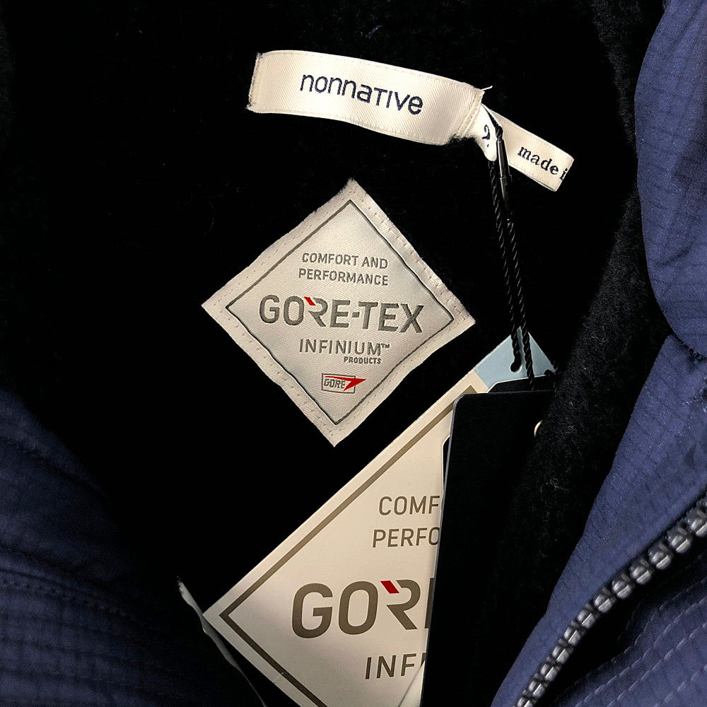nonnative ノンネイティブ NN-JU4011 40th TROOPER PUFF COAT NYLON RIPSTOP WITH GORE-TEX INFINIUM トゥルーパー ナイロン リップストップ ゴアテックス インフィニウム コート ネイビー系 2【新古品】【未使用】【中古】