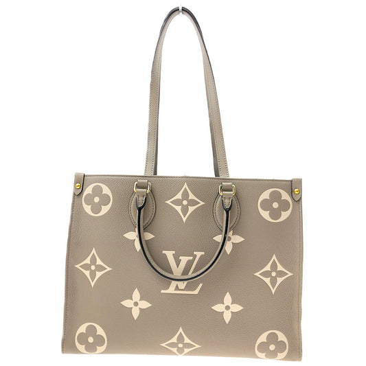 LOUIS VUITTON ルイ・ヴィトン M45494 バイカラー モノグラム アンプラント オンザゴーMM ベージュ系【中古】