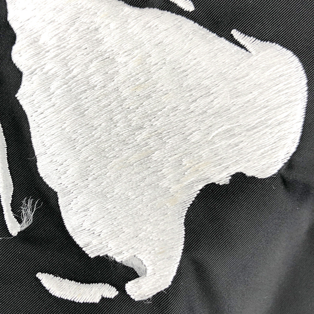 WTAPS ダブルタップス 21AW 212TQDT-JKM01 TEAM JACKET NYLON TWILL ナイロン ツイル クロスボーン刺繍 チーム ジャケット ブラック ブラック系 X 02【中古】