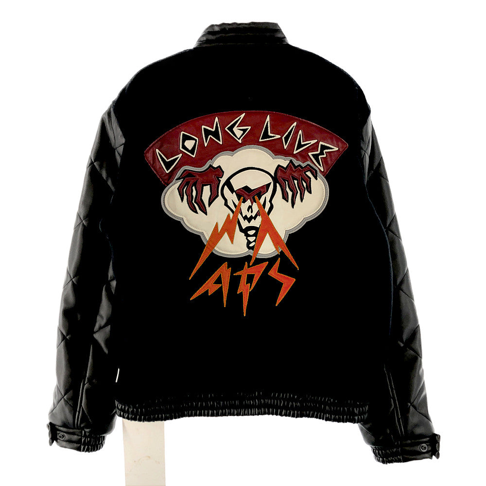 WTAPS ダブルタップス 20AW 202BRDT-JKM05 CANAL JACKET WONY. MOSSER  カナル スタジアム ジャケット モッサー スタジャン ジャケット ブラック系 X 01【新古品】【未使用】【中古】