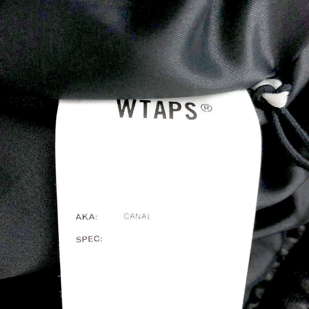 WTAPS ダブルタップス 20AW 202BRDT-JKM05 CANAL JACKET WONY. MOSSER  カナル スタジアム ジャケット モッサー スタジャン ジャケット ブラック系 X 01【新古品】【未使用】【中古】