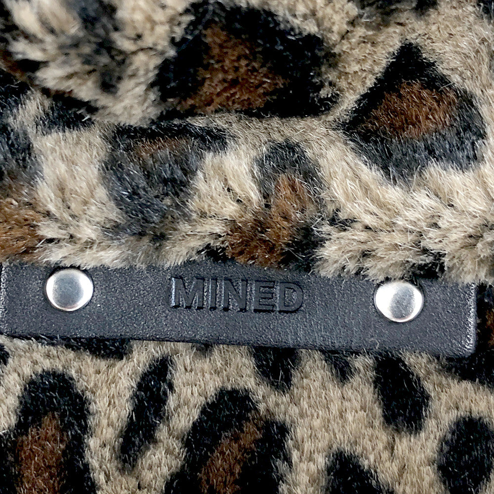 MINEDENIM マインデニム Nirvana NEVERMIND N-3B ニルヴァーナ パッチワーク 裏地レオパードボア コート カーキ系 1【中古】