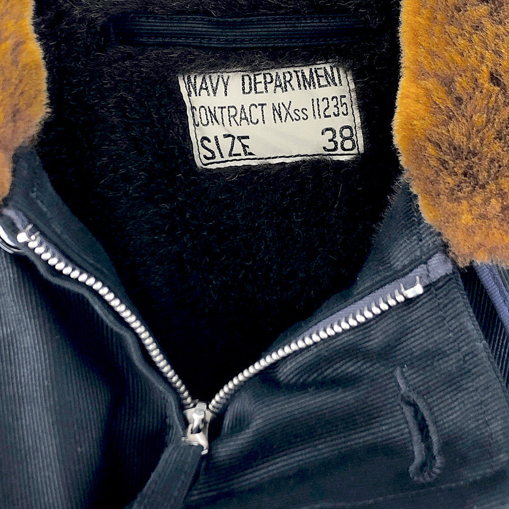 The REAL McCOY'S ザリアルマッコイズ MJ20114 N-1 DECK JACKET NAVY SPL デッキ ジャケット  ブラック系 38【極上美品】【中古】