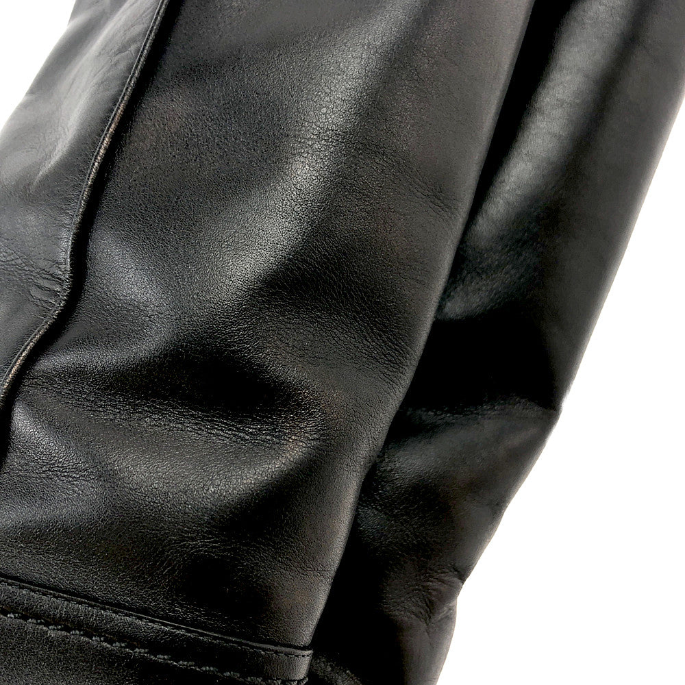 CHANEL シャネル ココマーク ロングブーツ ブラック系 36C【中古】