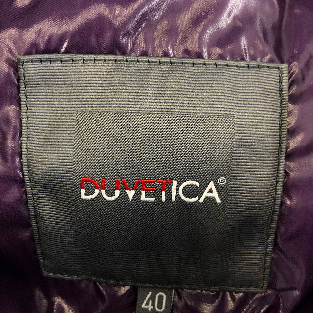 DUVETICA デュベティカ フード付き ショート ダウン ジャケット カーキ系 40(Mサイズ相当)【中古】