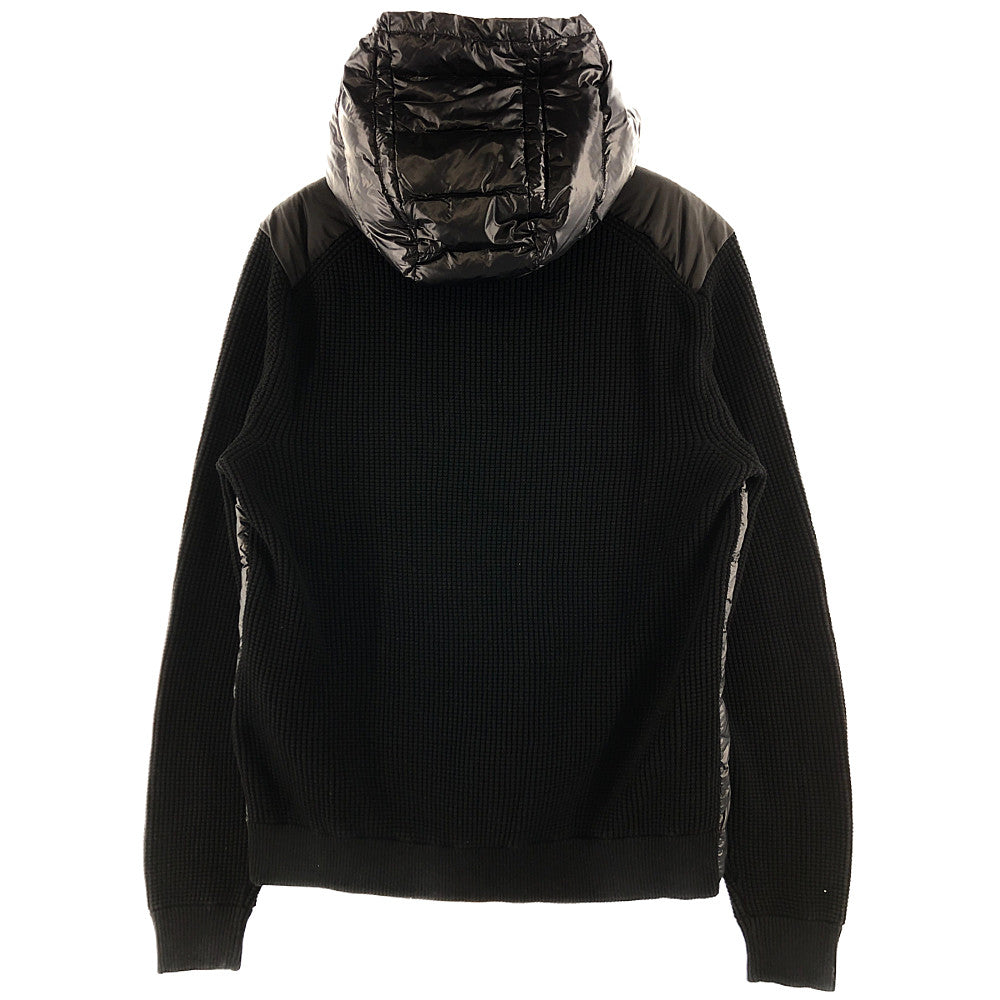 MONCLER モンクレール F10919B50110 V9099 未使用品 国内正規品 CARDIGAN TRICOT ニット切替 ダウンジャケット ブラック系 L【極上美品】【中古】