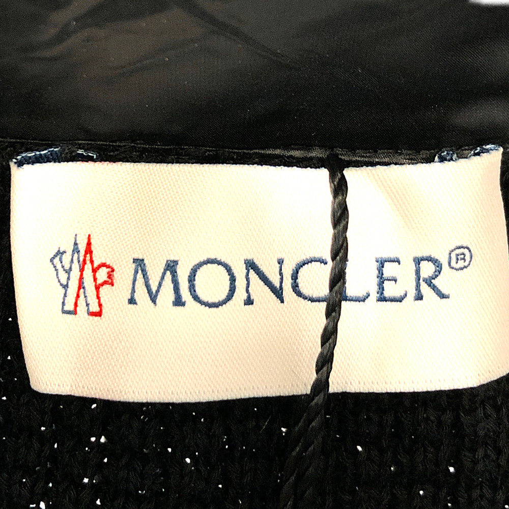 MONCLER モンクレール F10919B50110 V9099 未使用品 国内正規品 CARDIGAN TRICOT ニット切替 ダウンジャケット ブラック系 L【極上美品】【中古】