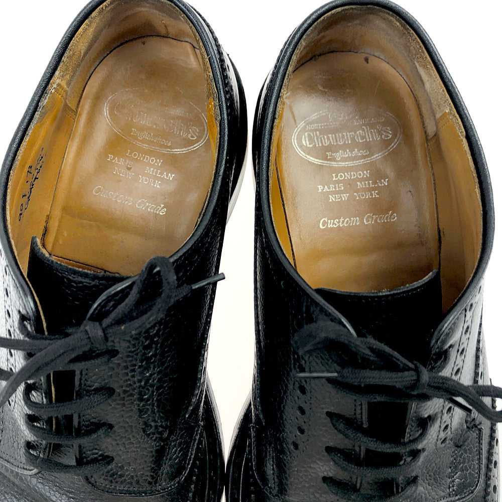 CHURCH'S チャーチ GRAFTON シボ革 ウィングチップ ビジネス シューズ