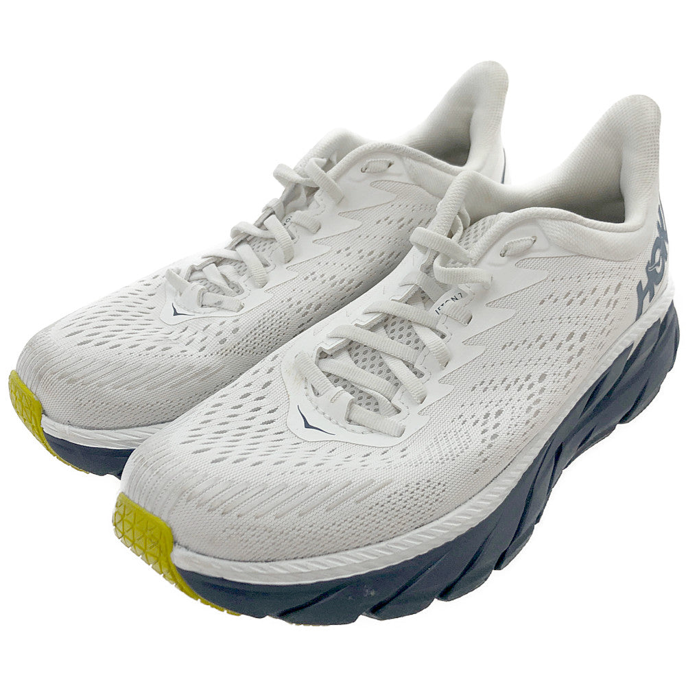 HOKA ONE ONE ホカ オネオネ 1110508 CLIFTON 7 クリフトン ローカット スニーカー ランニングシューズ ホワイト系【中古】