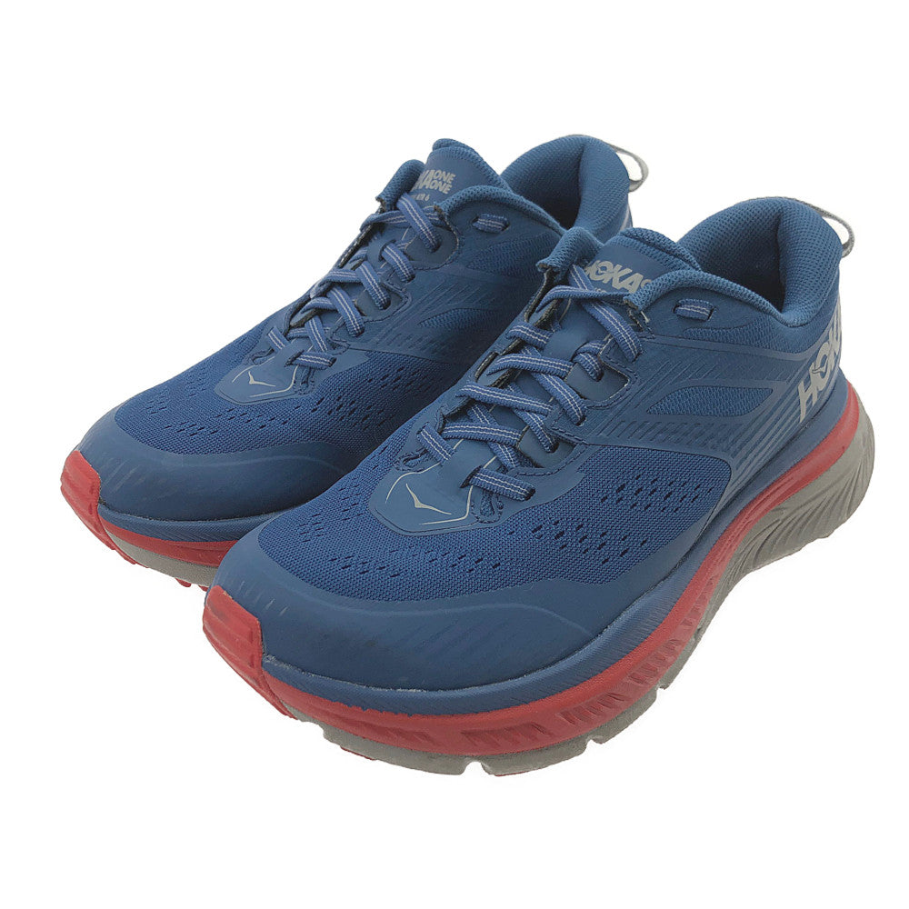HOKA ONE ONE ホカ オネオネ 1110506 STINSON ATR 6 スティンソン ローカット スニーカー ランニングシューズ ブルー系 US7【中古】