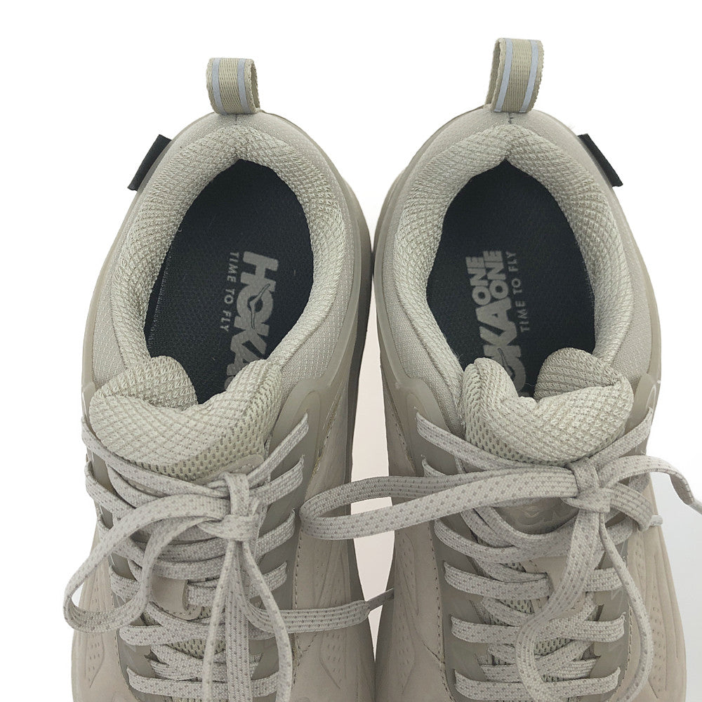 HOKA ONE ONE ホカ オネオネ 1106519 CHALLENGER LOW チャレンジャー GTX ゴアテックス ローカット スニーカー ランニングシューズ グレイッシュイエロー系 25cm【中古】