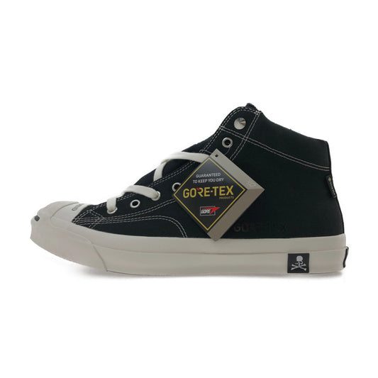 CONVERSE コンバース 33300670 JACKPURCELL GORE-TEX RH MID MMJ ジャックパーセル ゴアテックス ミッドカット キャンバス スニーカー ブラック系 US9.5【新古品】【未使用】【中古】