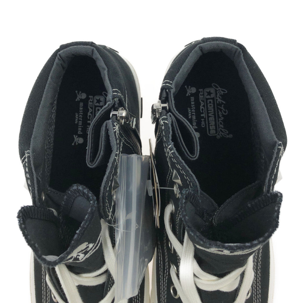 CONVERSE コンバース 33300670 JACKPURCELL GORE-TEX RH MID MMJ ジャックパーセル ゴアテックス ミッドカット キャンバス スニーカー ブラック系 US9.5【新古品】【未使用】【中古】