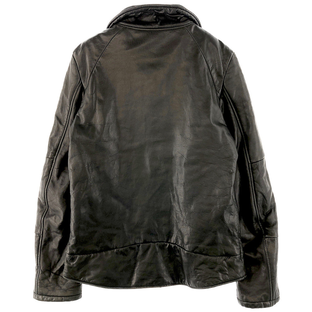 ripvanwinkle リップヴァンウィンクル RJ-4001 LEATHER SKI JACKET レザー スキー ジャケット ブラック系 6【中古】
