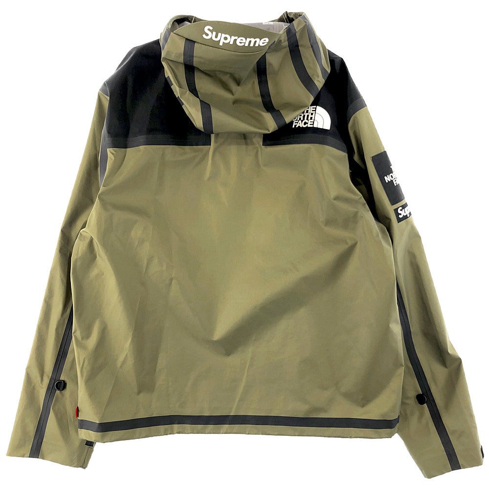 Supreme シュプリーム 21SS NP12101I × THE NORTH FACE ノースフェイス Summit Series Outer Tape Seam Shell Jacket サミットシリーズ アウター テープ シーム シェル ジャケット マウンテン パーカー  カーキ系 M【中古】