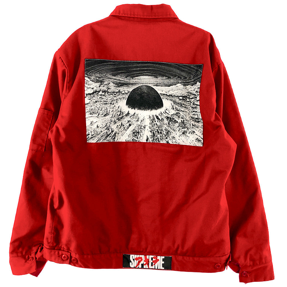 Supreme シュプリーム 17AW Akira Work Jacket アキラ プリント ワーク ジャケット レッド系 L【中古】
