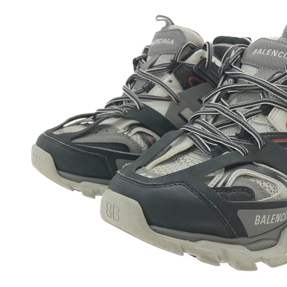 BALENCIAGA バレンシアガ 542023 トラックトレーナー スニーカー グレー系 ブラック系 レッド系 27cm【中古】