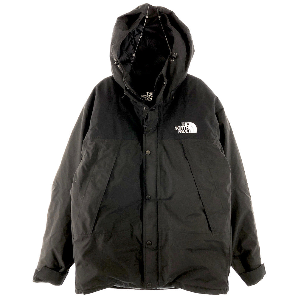THE NORTH FACE ノースフェイス ND91930 MOUNTAIN DOWN JACKET GORE-TEX ゴアテックス マウンテン ダウン ジャケット ブラック系 XL【中古】