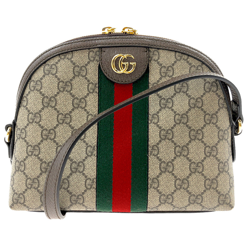 GUCCI グッチ 499621 GGスプリーム オフィディア ショルダーバッグ ブラウン系【中古】