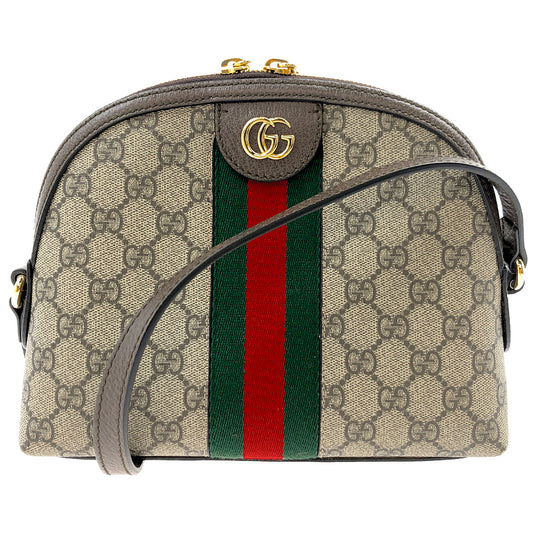 GUCCI グッチ 499621 GGスプリーム オフィディア ショルダーバッグ ブラウン系【中古】