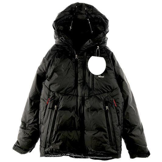 NANGA ナンガ N1AIBKG2 AURORA LIGHT DOWN JACKET オーロラ ライト ダウン ジャケット オーロラ テックス ポーリッシュ ダック ダウン ブラック系 L【美品】【中古】