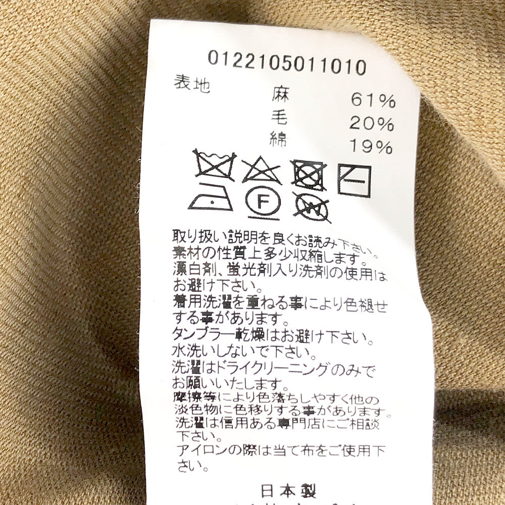 VISVIM ビズビム 22SS 0122105011010 CARDWELL SHIRT L/S (L/W) カードウェル ミリタリー シャツ ブラウン系 3【中古】